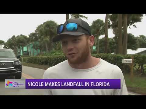 Nicole Makes Landfall in Florida | One Caribbean Television