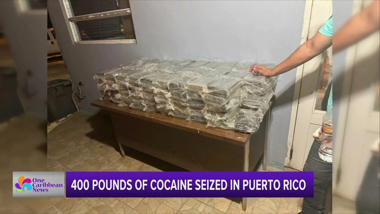 400 Pounds Of Cocaine Seized In Puerto Rico | One Caribbean Television