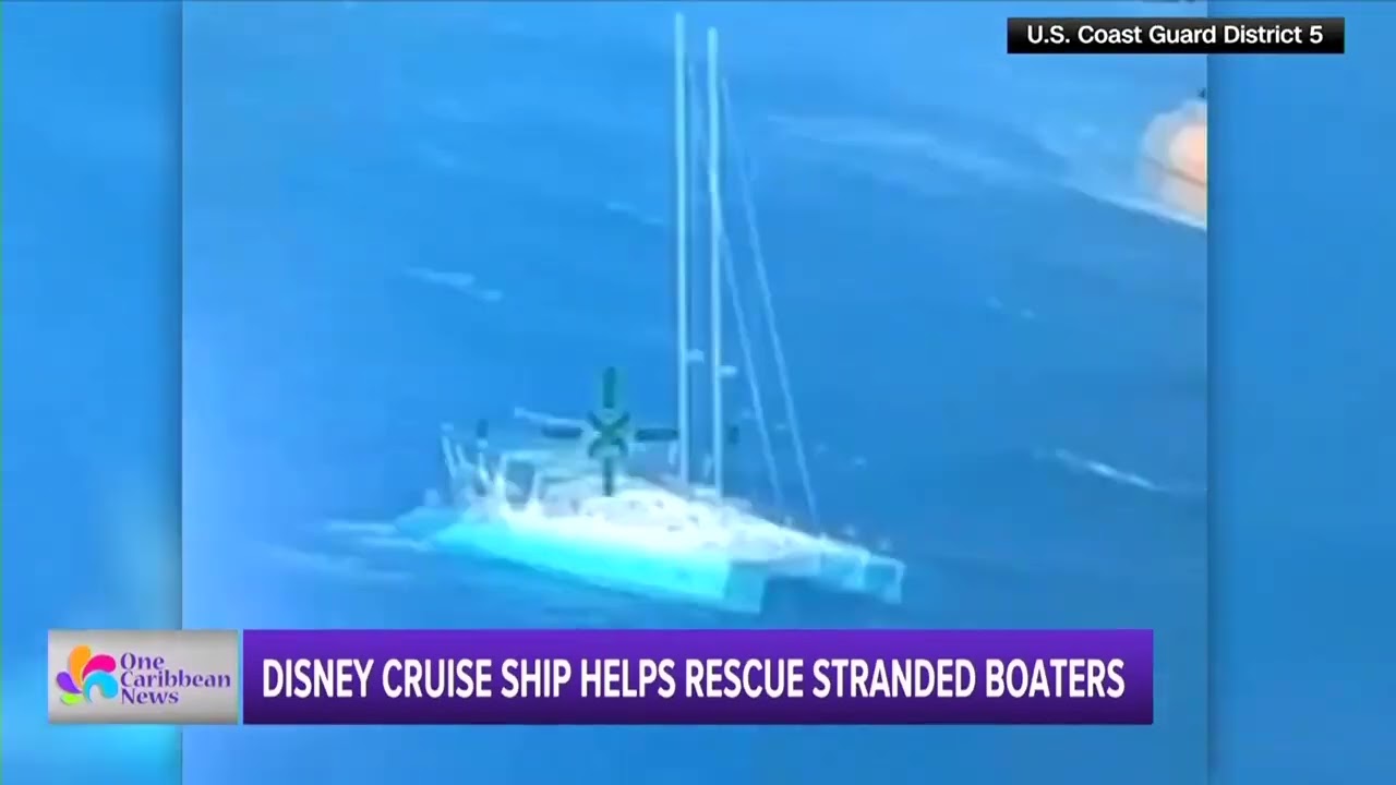 Disney Cruise Ship Helps Rescue Stranded Boaters One Caribbean Television